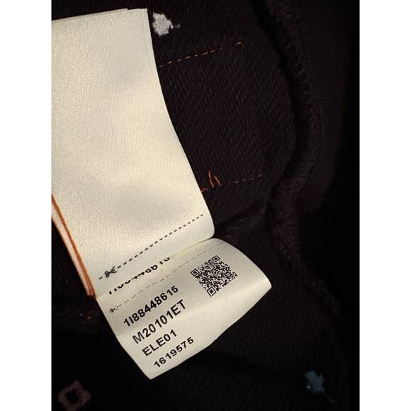 Superdry Mens Aoe All Over Embroidered Black crew sweatshirt Crew Neck Medium - Picture 7 of 9